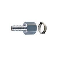 Переходник 1/4"F - елочка 10 мм (обжимное кольцо 10х15 мм) Fubag 180252