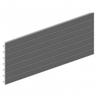 Стенка угловая торгового стеллажа 350 мм