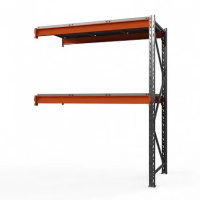 Секция приставная стеллажа металлического Оптима, 2000x2500x785 мм. Полки: 2 шт. метал.