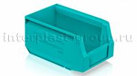 Складской лоток/контейнер для зап. частей, крепежей, бирюзовый, 250x150x130 мм