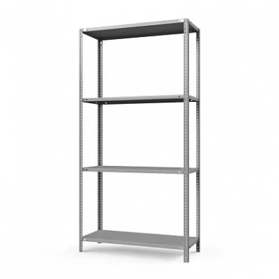 Стеллаж металлический ТС Лайт, 2000x1000x500 мм. Полки: 4 шт. метал.