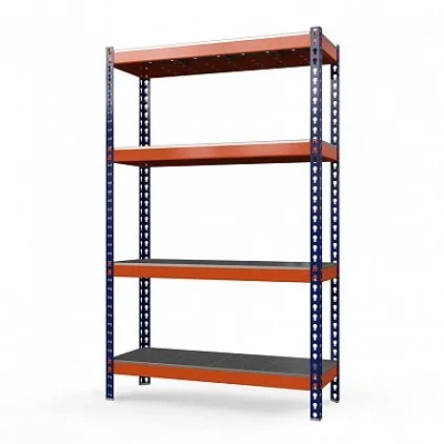 Стеллаж металлический Профи-Т 2000x1240x455 мм. Полки: оцинк. мет. перф. усил. 4 шт.