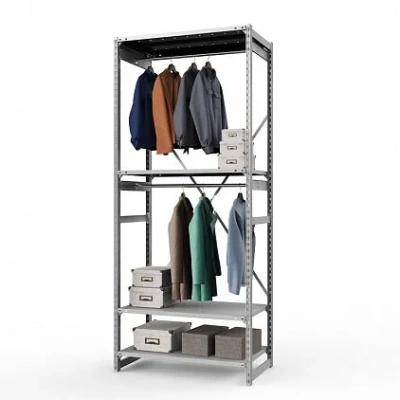 Стеллаж металлический ТСУ Универсал, 2500x1060x500 мм.Штанги: 2шт. Полки: метал. перф. 4 шт.