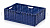 Ящик складной, 600х400х220 мм, синий