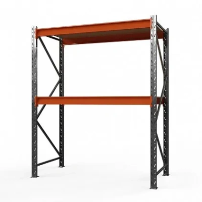 Стеллаж металлический Оптима, 2000x1250x785 мм. Полки: 2 шт. фанера