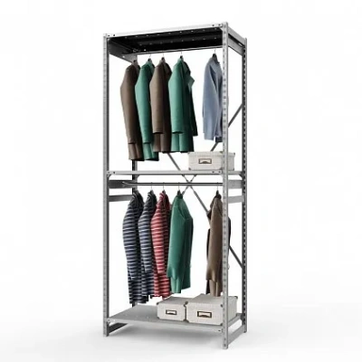 Стеллаж металлический ТСУ Универсал, 2500x1060x600 мм.Штанги: 2шт. Полки: метал. усил. перф. 3 шт.