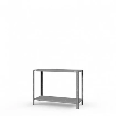 Стеллаж металлический ТС Лайт, 1000x1200x500 мм. Полки: 2 шт. метал. перф.