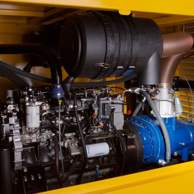 Компрессор передвижной ATMOS PDP 190 - 10 бар (ходовая часть на салазках)