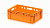 Ящик для мяса и колбасных изделий Е-2 оранжевый