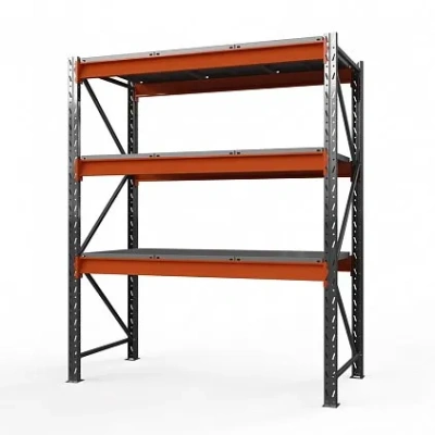 Стеллаж металлический Оптима, 2000x2500x785 мм. Полки: 3 шт. метал.